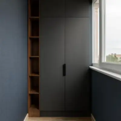 Встроенный шкаф на балкон