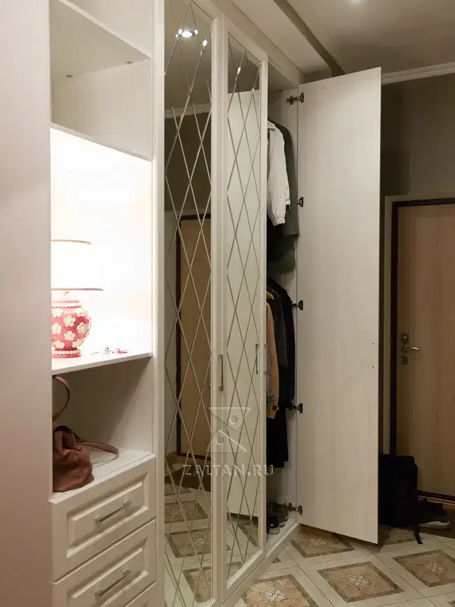 Наполнение шкафа штанги в 2 уровня