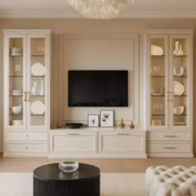 Классическая стенка в гостиную