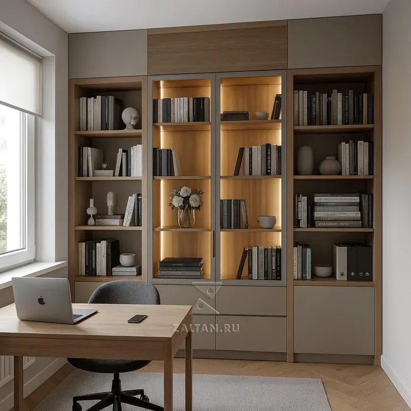 Встроенная библиотечная стенка