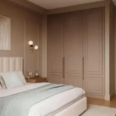 Встроенный распашной шкаф