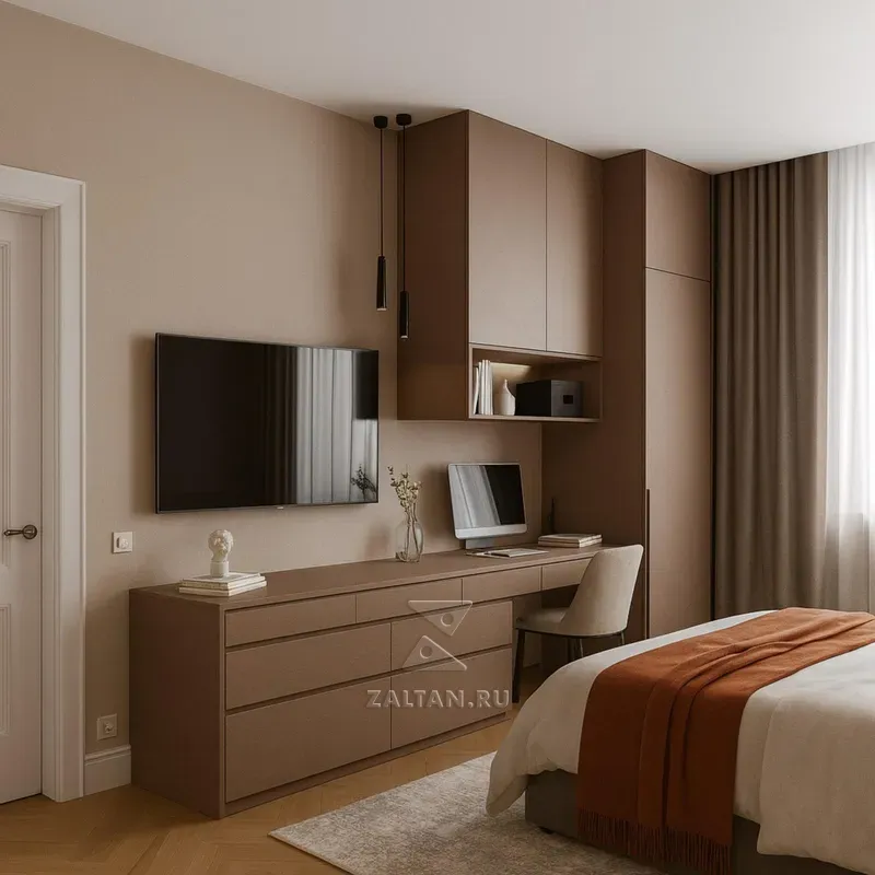 Спальня Стенка Комод Рабочая Зона