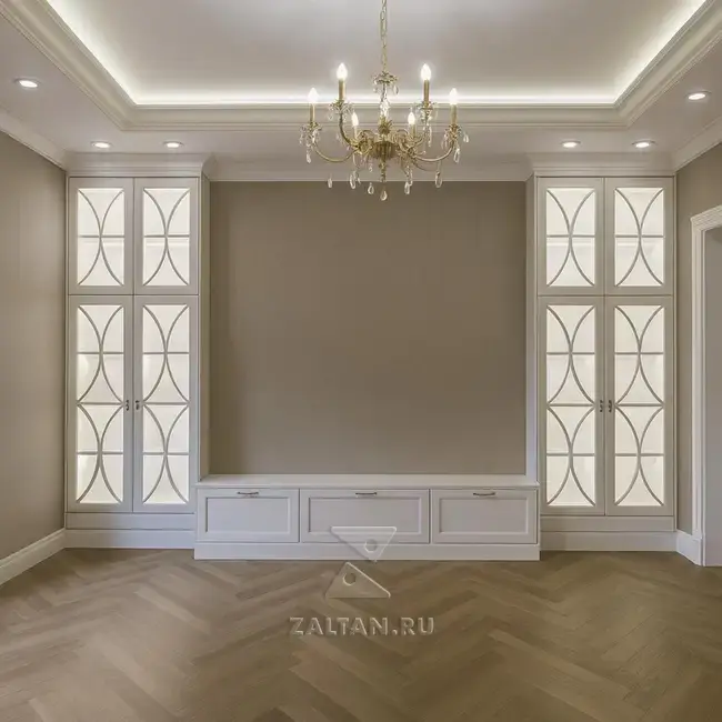 Витрины и тумба под ТВ