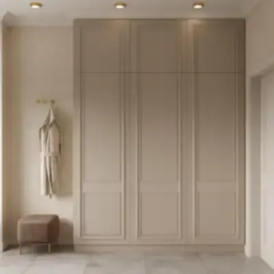 Встроенный распашной шкаф в прихожую