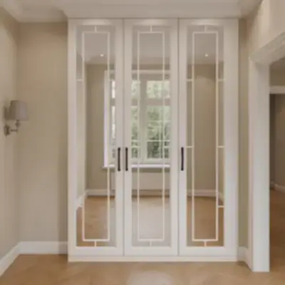 Встроенный шкаф с зеркалами