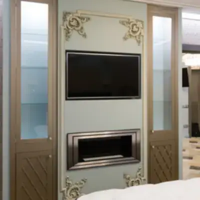 ТВ зона в спальне