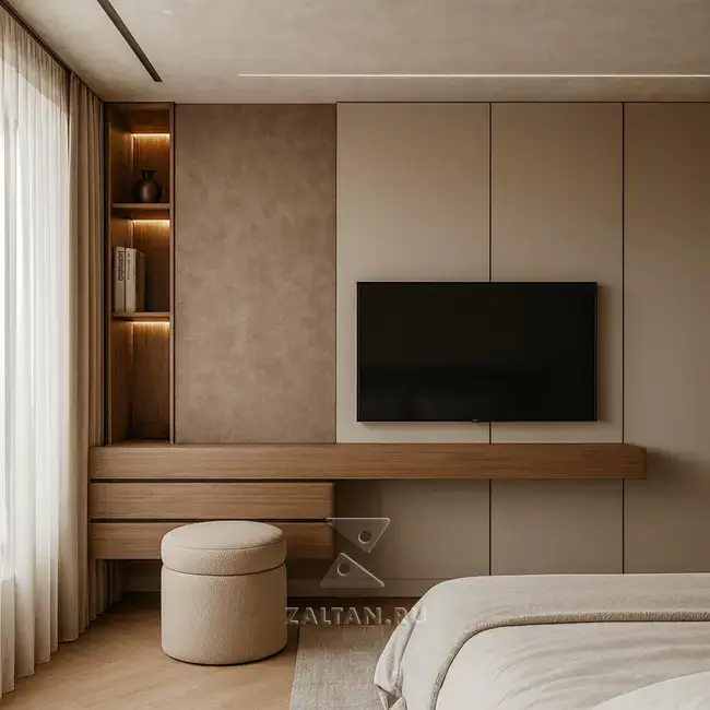 ТВ зона подвесная тумба