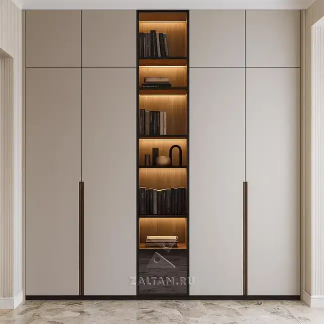 Шкаф с подсветкой и нишей