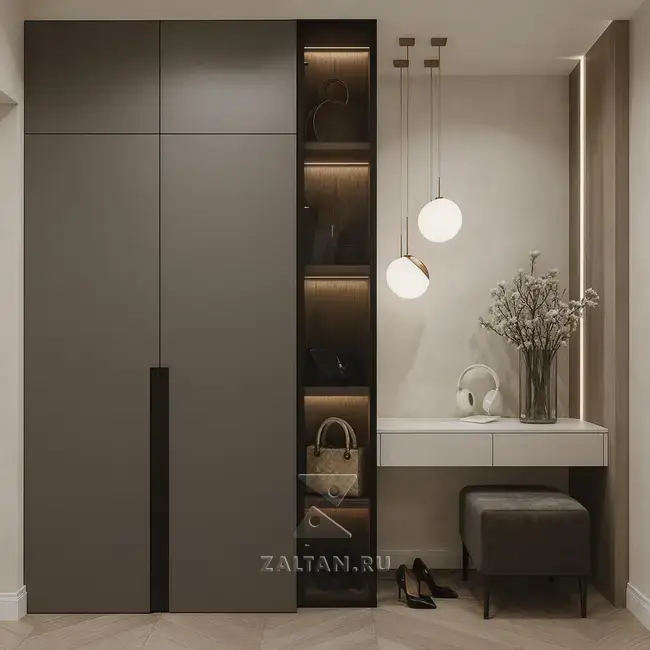 Шкаф прихожая с нишей