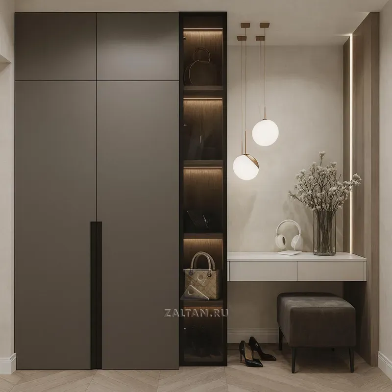 Шкаф прихожая с нишей