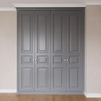 Встроенный распашной шкаф