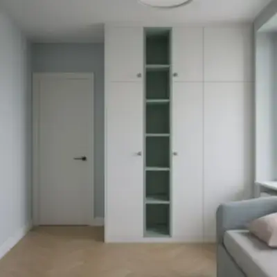 Встроенный шкаф с нишей