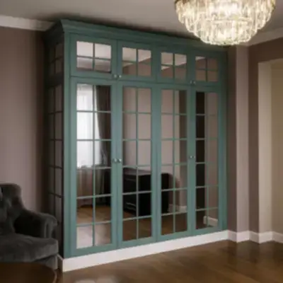 Встроенный шкаф с зеркалами