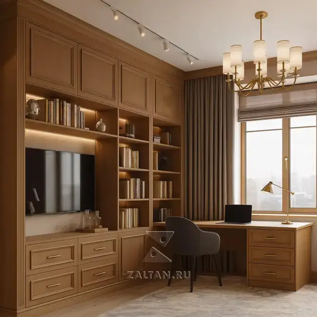 Классическая стенка кабинет премиум