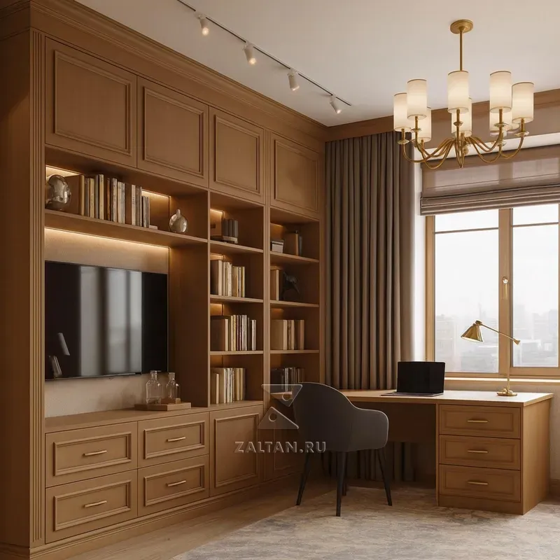 Классическая стенка кабинет премиум