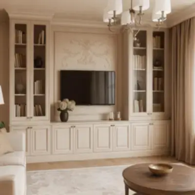 Классическая стенка под ТВ
