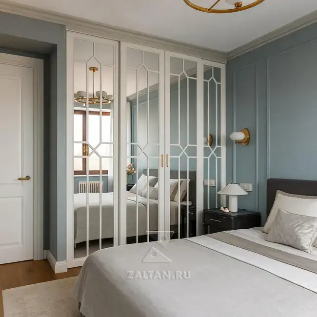 Шкаф с зеркалами Неоклассика