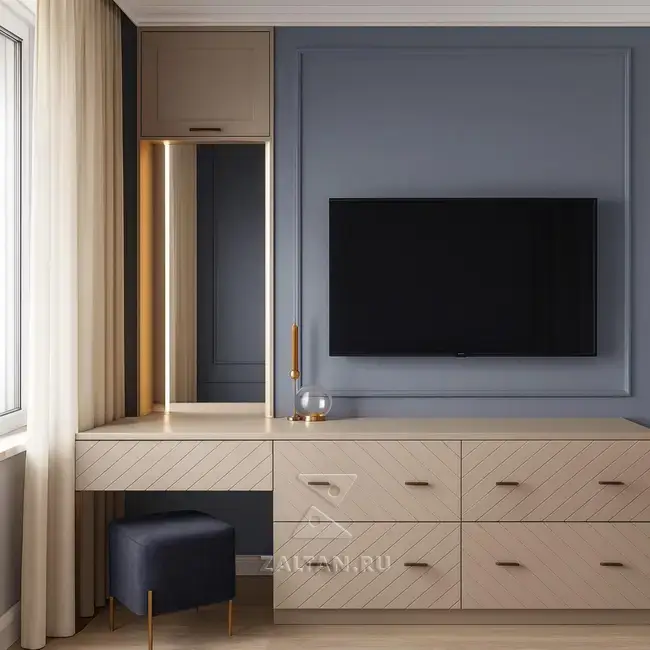 Комод туалетный с зеркалом