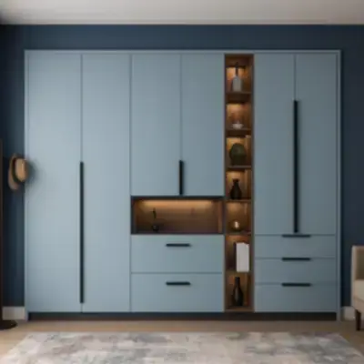 Корпусный шкаф с нишами