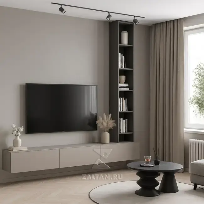 ТВ тумба с пеналом гостинная