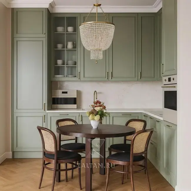 Классическая угловая кухня