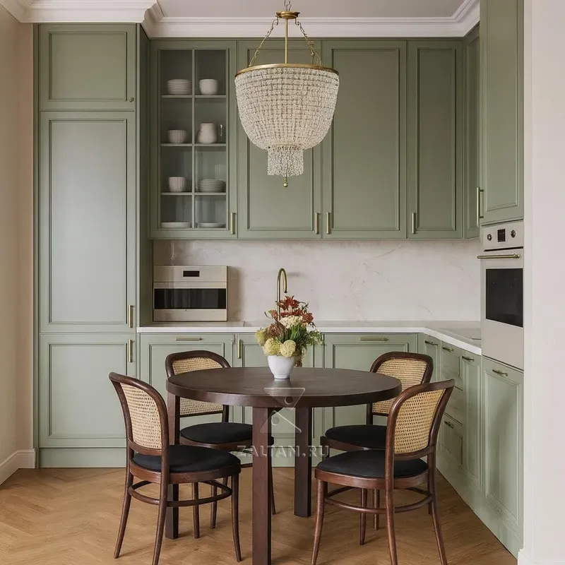 Классическая угловая кухня