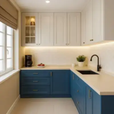 Классическая угловая кухня