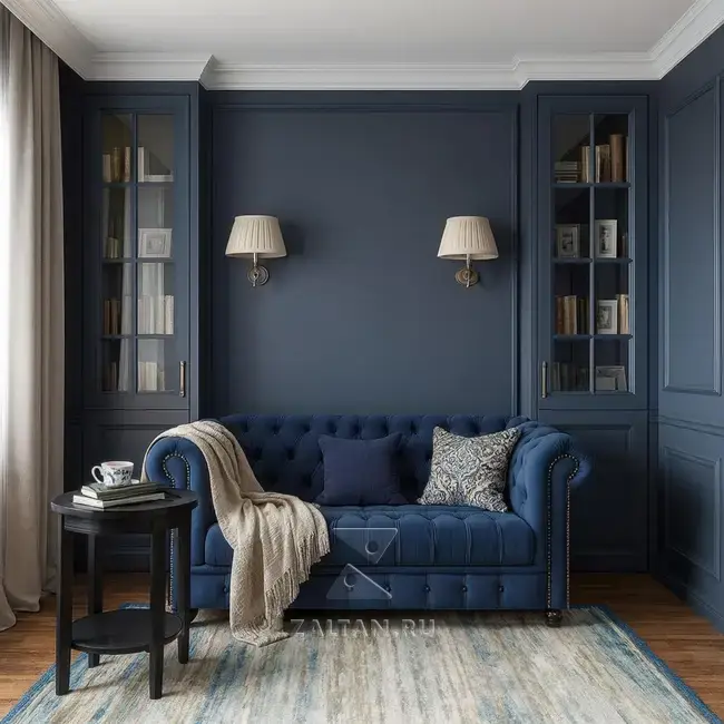 Встроенная стенка гостиной премиум