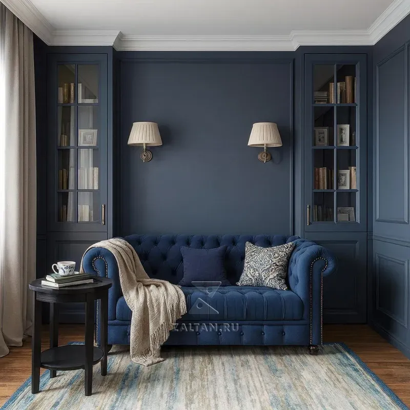 Встроенная стенка гостиной премиум