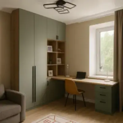 Шкаф с рабочей зоной