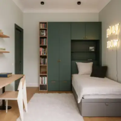 Встроенный шкаф с нишей