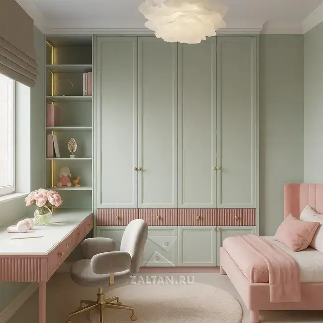 Встроенный шкаф в детскую