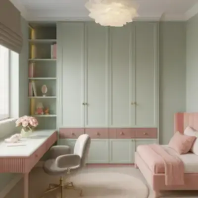 Встроенный шкаф в детскую