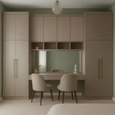 Шкаф с туалетным столиком