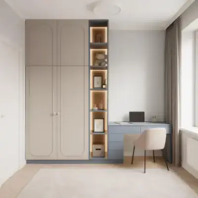 Шкаф с рабочей зоной