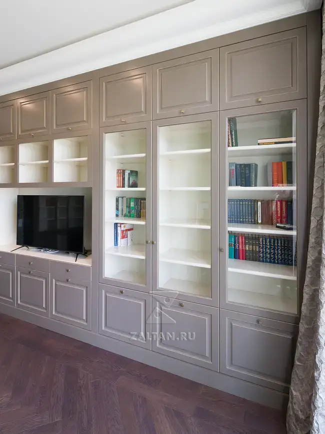 Стенка в гостиную классика