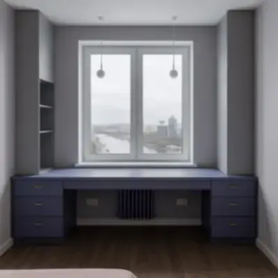 Встроенная рабочая зона под окно