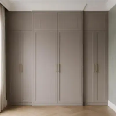 Встроенный платяной шкаф в спальню