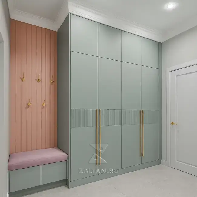 Прихожая премиум шкаф с банкеткой