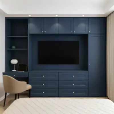 Встроенная стенка под ТВ