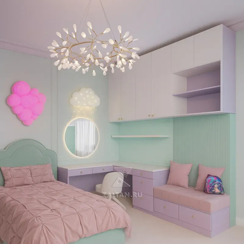 Детская модульная система пастель