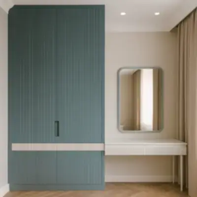 Встроенный шкаф с туалетным