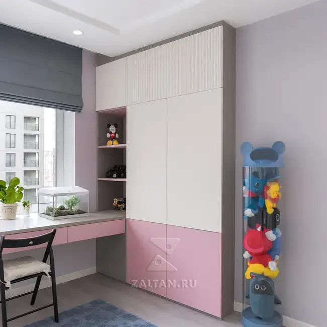 Шкаф с рабочей зоной для детской