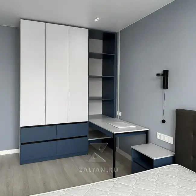 Шкаф рабочая зона с полками