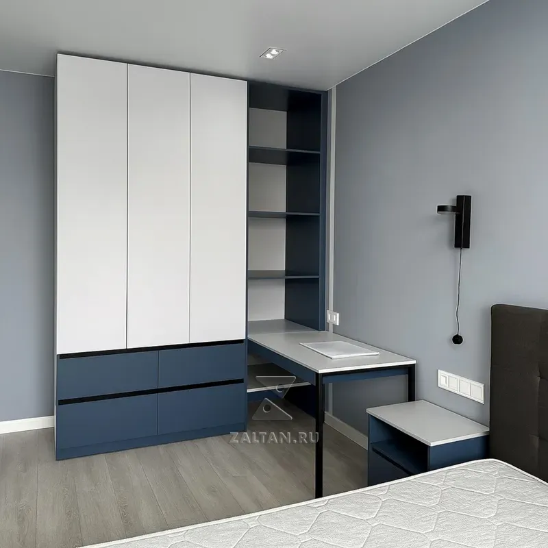 Шкаф рабочая зона с полками