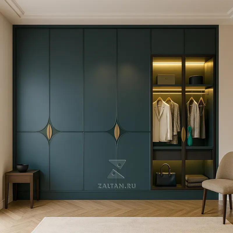 Гардеробный шкаф с нишей