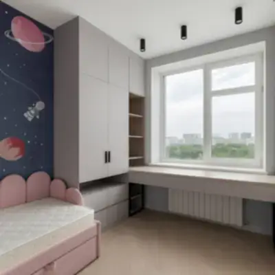 Корпусный шкаф с рабочей зоной