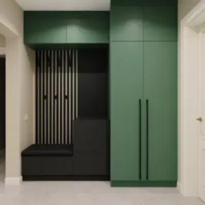 Прихожая с гардеробом