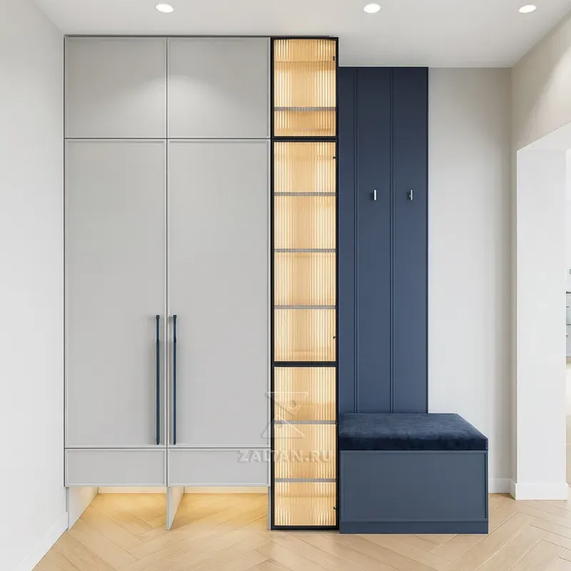 Прихожая шкаф с банкеткой