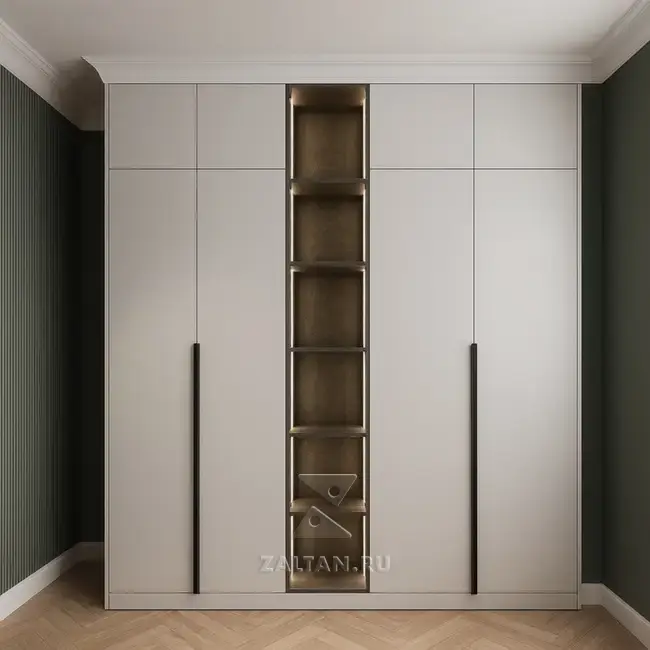 Встроенный шкаф с нишей